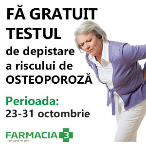 Testare gratuita a riscului de osteoporoza