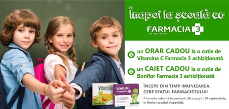 Înapoi la școală cu Farmacia 3