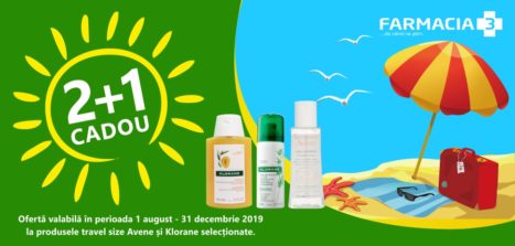 2 + 1 Cadou: Avene si Klorane